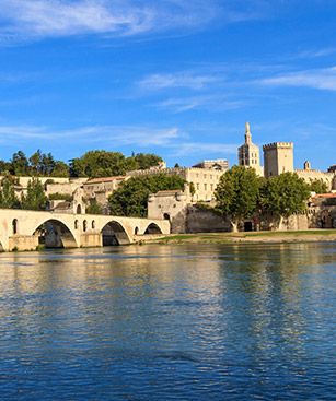 Avignon Pont Saint Benezet Palais Des Papes