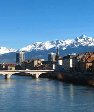 Grenoble Isere Riviere Montagne