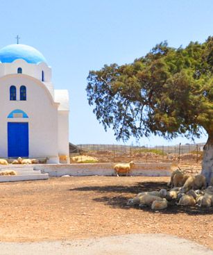 Kasos Beautiful Typical Greek Small Church
