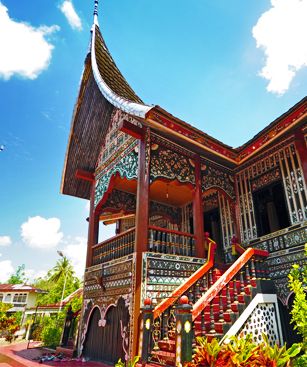 Padang Temple Rumah Gadang