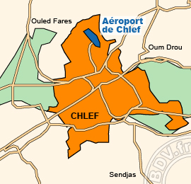 Plan de lAéroport de Chlef