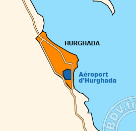 Plan de lAéroport d'Hurghada