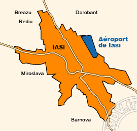 Plan de lAéroport international de Iasi