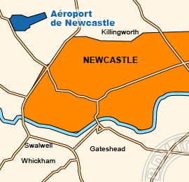 Plan de lAéroport de Newcastle