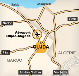 Plan de l'aéroport de Oujda