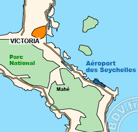 Plan de lAéroport des Seychelles