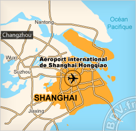 Plan de l'aéroport de Shanghai