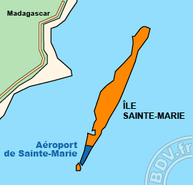 Plan de lAéroport de Sainte-Marie
