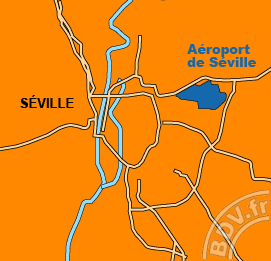 Plan de lAéroport de Séville - San Pablo