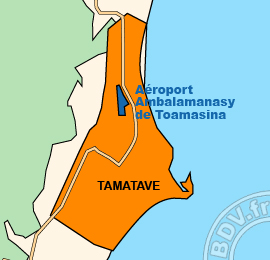 Plan de lAéroport Ambalamanasy de Toamasina
