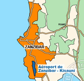 Plan de lAéroport de Zanzibar - Kisauni