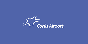 Logo de lAéroport international de Corfou