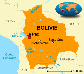 vol destination bolivie