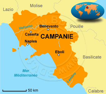 vol destination campanie