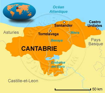 vol destination cantabrie