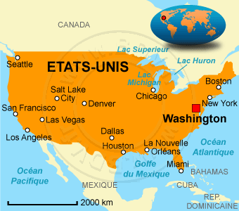 boston carte des etats unis - Image