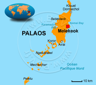 Carte Palaos
