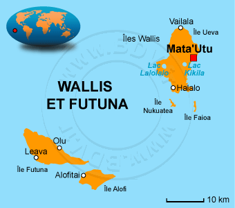 wallis et funa carte du monde