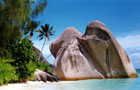 Seychelles: Rocher
Vol Praslin (Seychelles)
