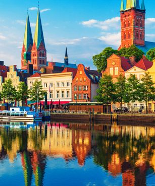 Lubeck Port Eglise Sainte Marie