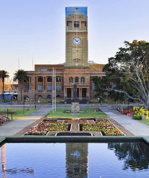 Newcastle Australie Mairie Centre