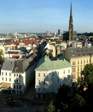Linz Vue Aerienne Cathedrale
