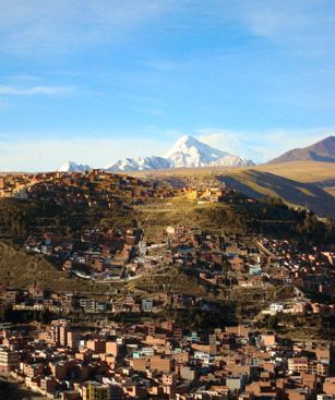 La Paz Vue Aerienne