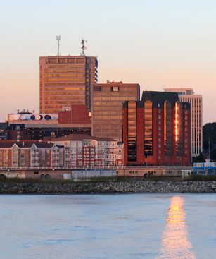 Saint John City Panorama New Brunswick