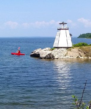 Sault Ste Marie Canada Phare Manitoulin Kayak