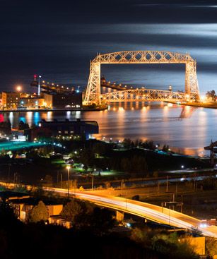 Duluth Minnesota Night Time