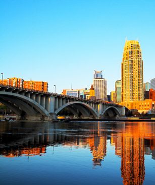 Minneapolis Mississipi Fleuve Centre Ville