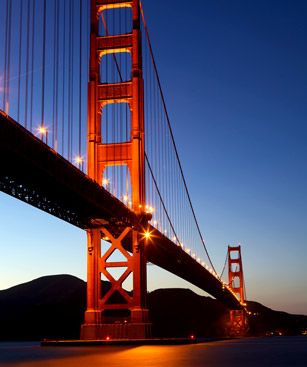 San Francisco Golden Gate Vue Nocturne