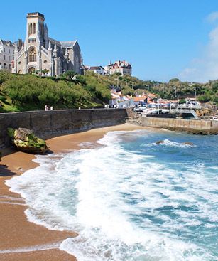 Biarritz Plage Eglise Sainte Eugenie