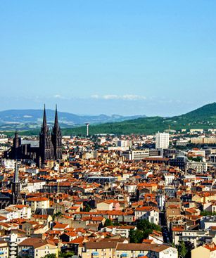 Clermont Ferrand Panorama Cathedrale Centre Ville