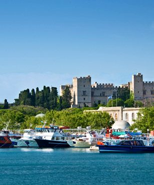 Rhodes Port Chateau Chevaliers