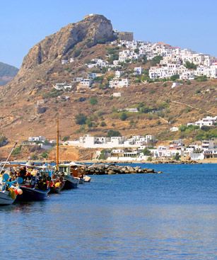 Skyros Island Greece Capital City Reflection