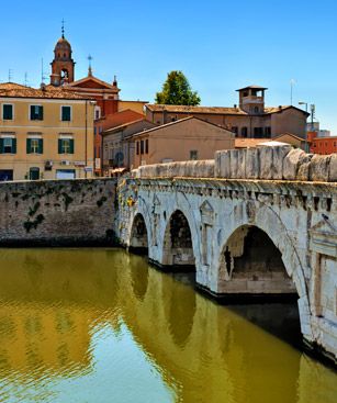 Rimini Pont Tibere Marecchia