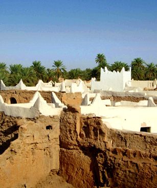 Ghadames Maisons Toits