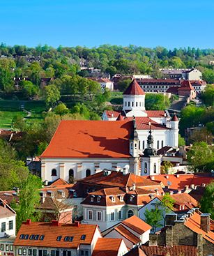 Vilnius Ville Vue Aerienne