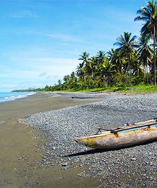 Port Moresby Plage Canoe