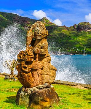 Nuku Hiva Statue De La Vierge Marie