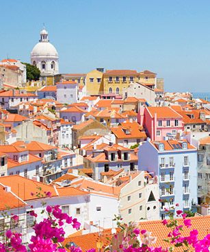 Lisbonne Paysage Ville Couleurs