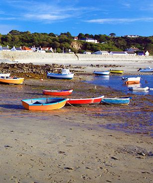 Guernesey Port Maree Bateaux