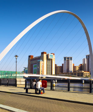 Newcastle Pont Millenaire Gateshead