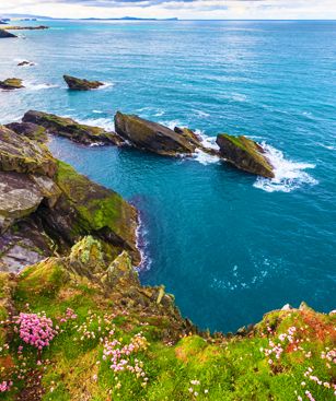 Sumburgh Shetland Vue Sur La Mer