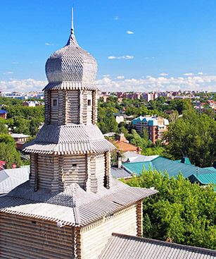 Tomsk Eglise Bois