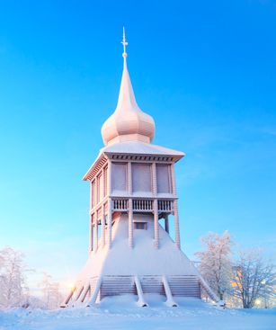 Kiruna Cathedrale Hiver