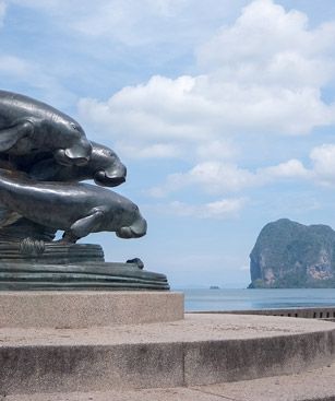 Trang Statue Pak Meng Beach Trang Thailand