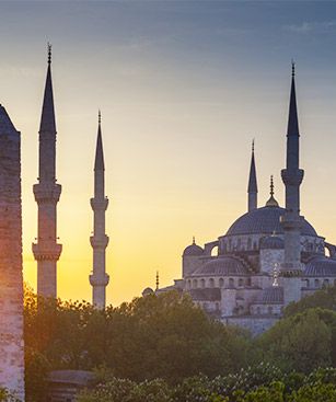 Istanbul Vue Nocturne Basilique Sainte Sophie