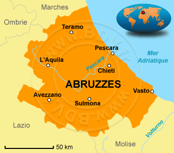 abruzzes carte italie